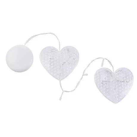 Christmas LED suction cup lights with Santa Claus elk snowman designs for window decoration