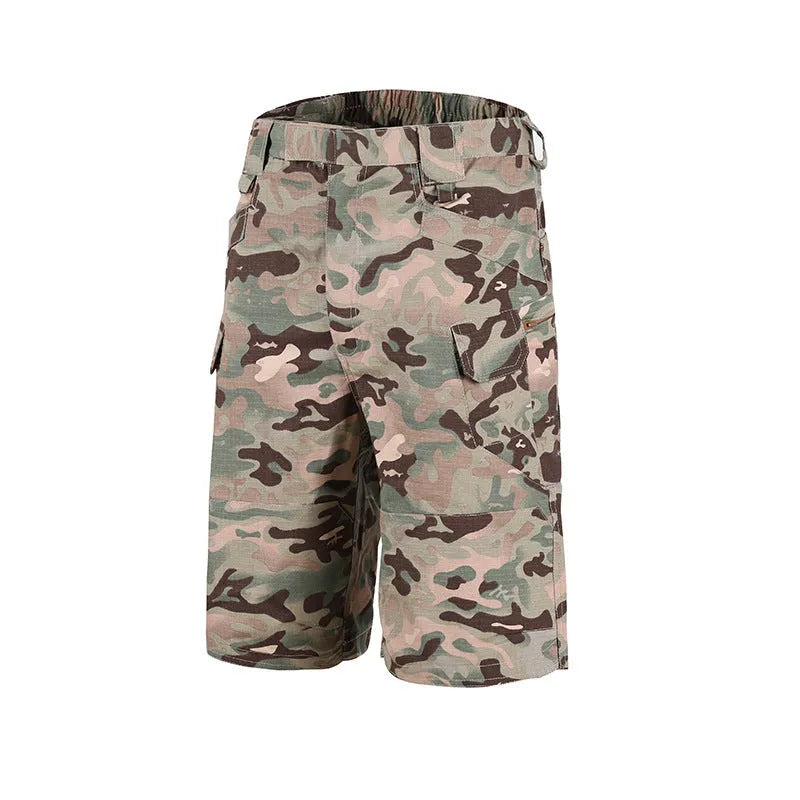 Tactical trousers in Black – 65% polyester 35% cotton blend, waterproof, windproof, breathable, for outdoor hiking and camping