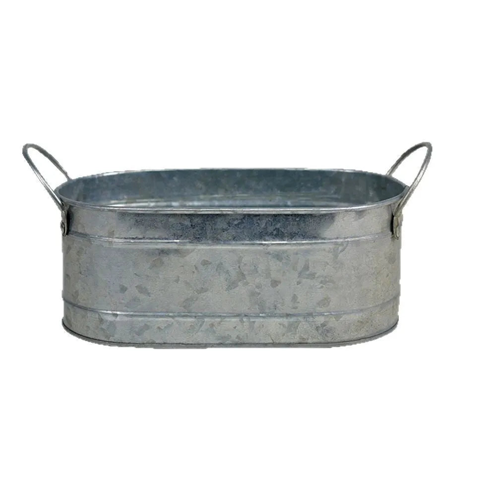 Iron sheet succulent flowerpot in desktop style for small drought-resistant plants