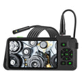 Handheld industrial endoscope with 4.5-inch screen and thin inspection probe