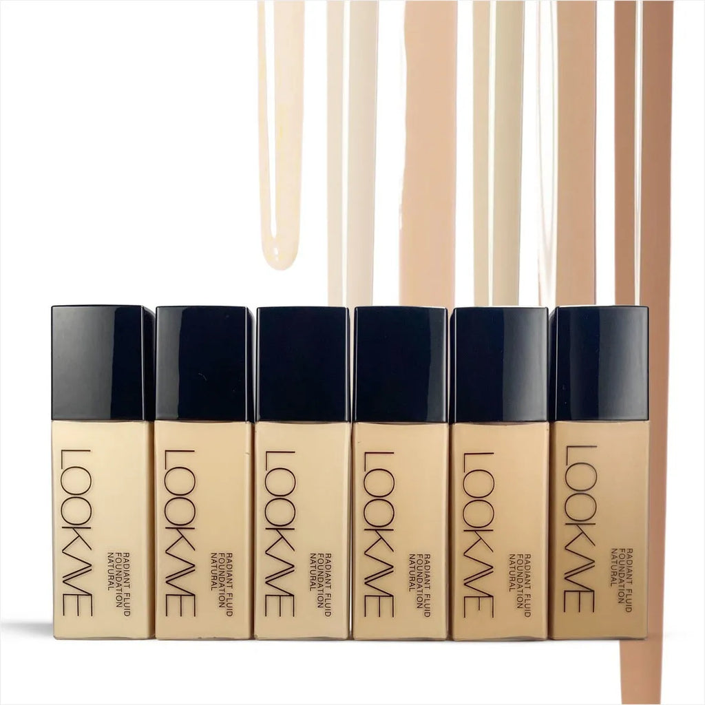 LOOKAVE Matte Liquid Foundation bottle in 21ml size, shade LK63C series.