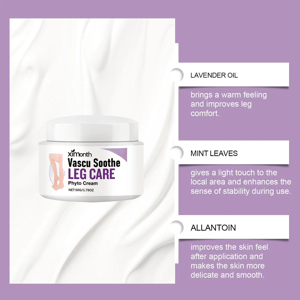 50g lavender and mint massage cream tube with glycerin and allantoin formula
