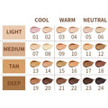 24 shade waterproof concealer contour stick in pen format for full coverage and nose shadow definition.