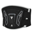 MDL1028 black and red motorcycle waist support harness for riding.