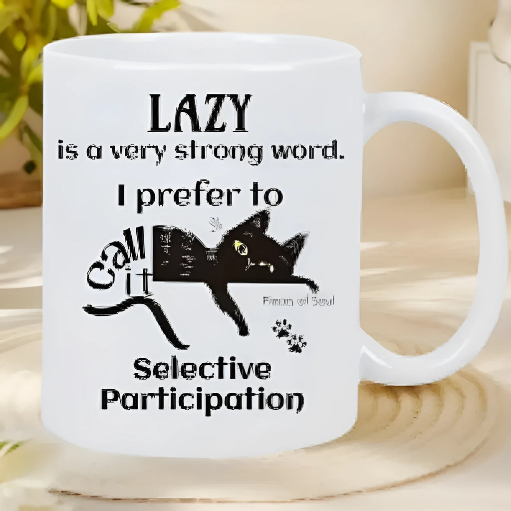 11oz ceramic thermal transfer mug with picture style decoration