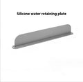 Silicone kitchen sink splash guard water blocking plate in black, blue or grey colours