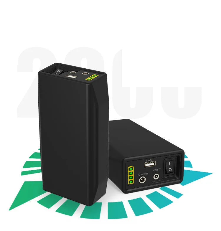 Compact LF4100 LiFePO4 battery measuring 168x89.2x43mm with charger and connection cables