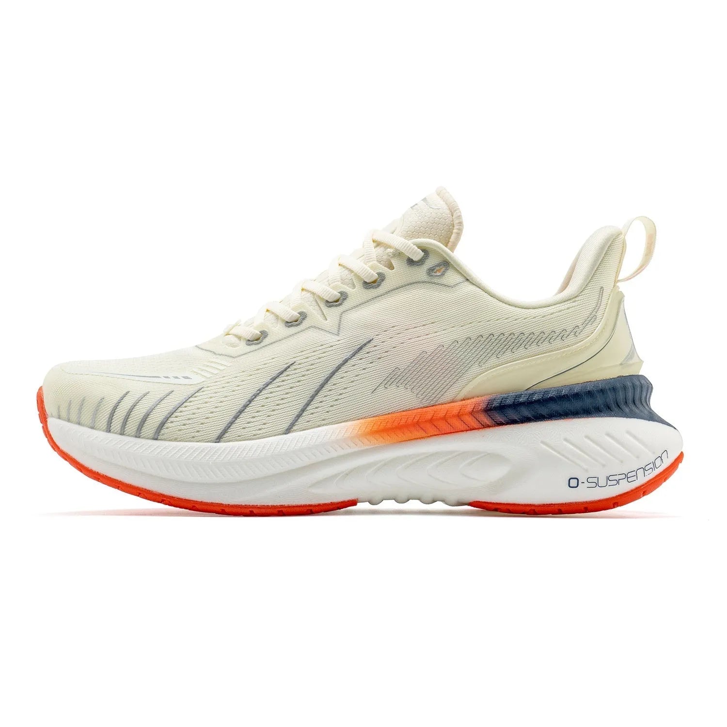 Low-top running shoes with PU mesh upper and rubber sole in multiple colour options