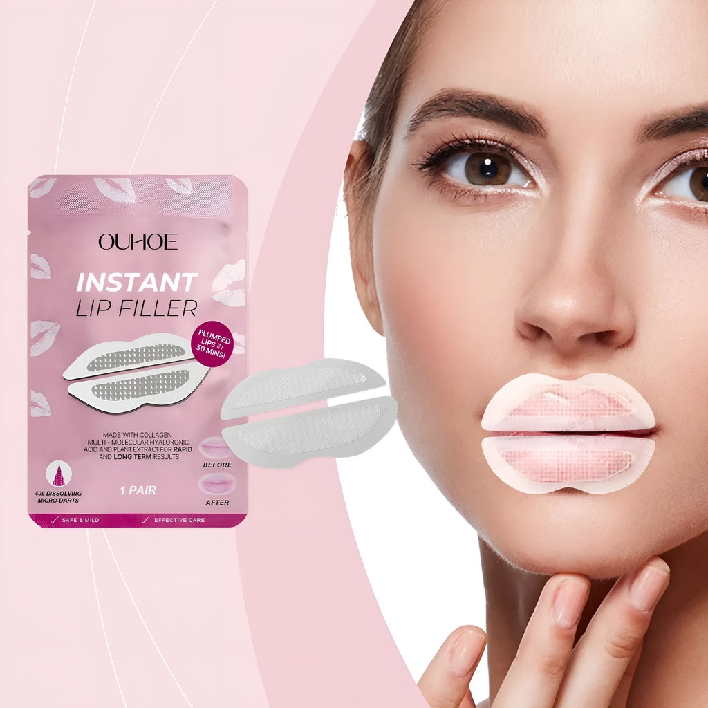 Lip nursing adhesive bandage with silicone gel patches measuring 8cm by 12cm for moisturising lip care