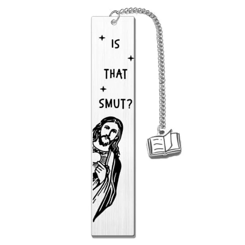 Stainless steel literary bookmark with a decorative tassel in five colour options, shown with its gift box.