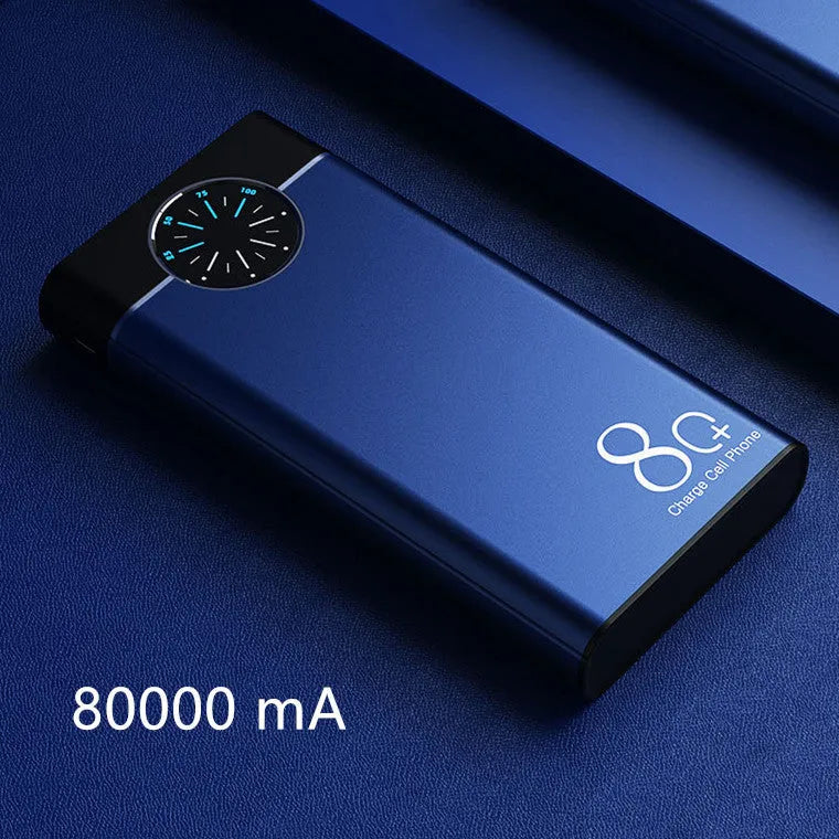 20000mAh fast charging power bank in alloy casing with LED flashlight