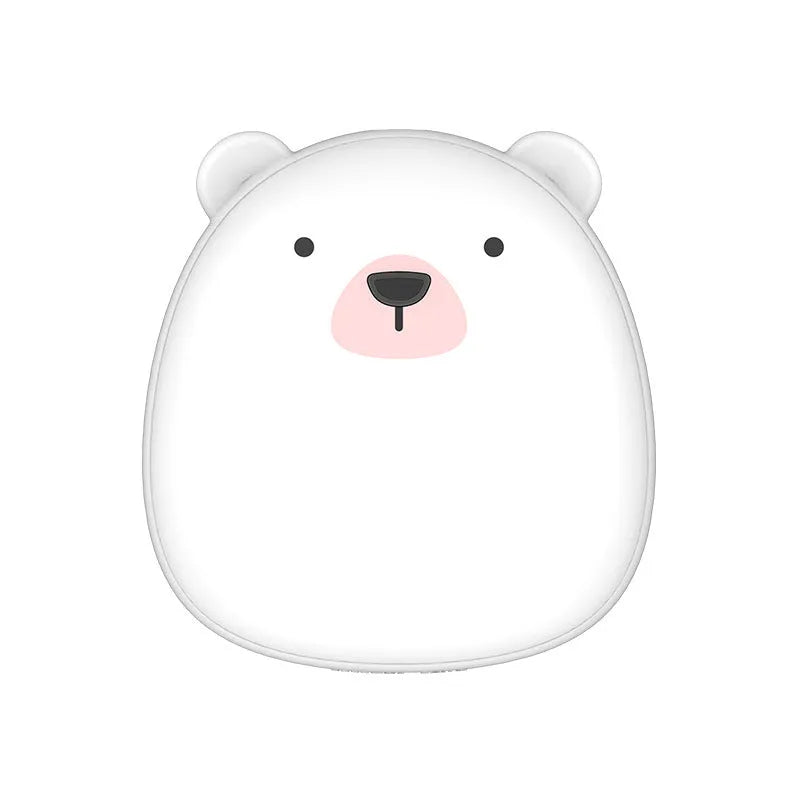 Cartoon penguin polar bear design USB rechargeable hand warmer with power bank function