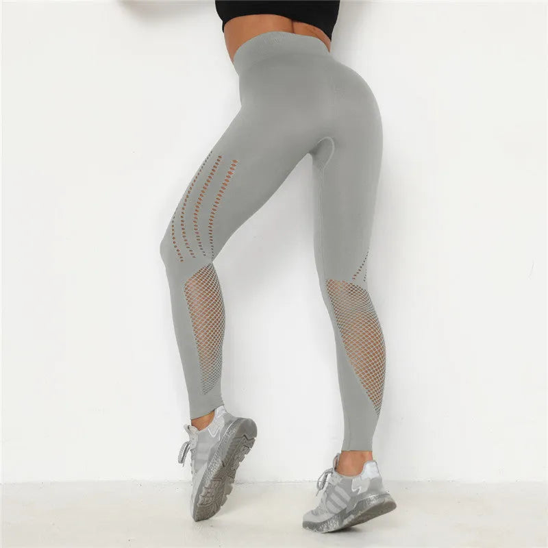 Ladies bodybuilding buttocks elastic fitness pants in pink with high stretch nylon fabric for gym yoga running