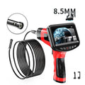 8.5mm diameter dual-lens endoscope inspection camera with cable and memory card