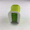 Blue U-shaped ABS plastic knife and cutlery cleaner brush for kitchen washing