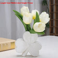 Clover design ceramic vase in European style for desktop decoration