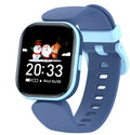 H39T blue smart children's watch with 1.4-inch screen on sporty TPU wrist strap