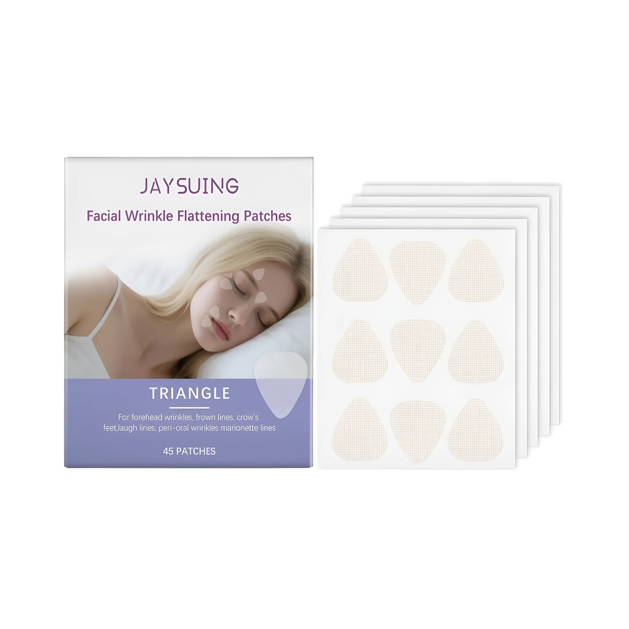 Pack of 45 moisturising shrinking pore tightening liquid face patches
