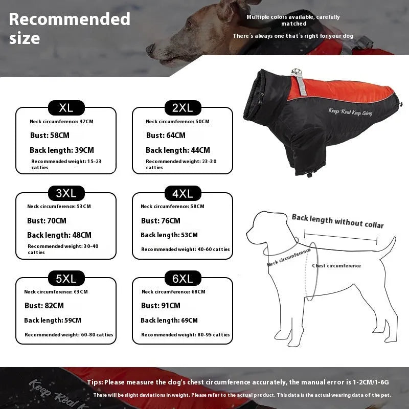 Polar fleece dog jacket with detachable liner in colour options like Black Red and Blue Orange