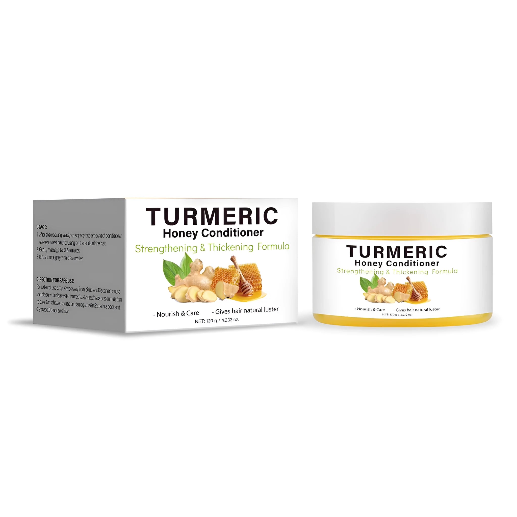 Turmeric Honey Conditioner in 120g container with export designation FP-D029-120g