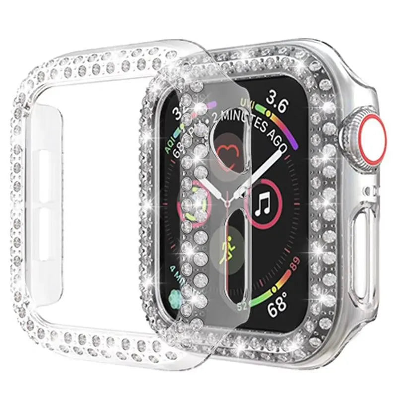 PC hard plastic protective case for Apple Watch in various colours and sizes.
