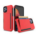 iPhone 11 hard shell protective case in six solid colours showing back cover design
