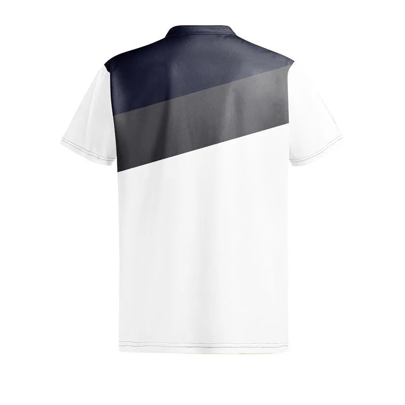 Men's loose fit short sleeve T-shirt with a 3D digital printed pattern.
