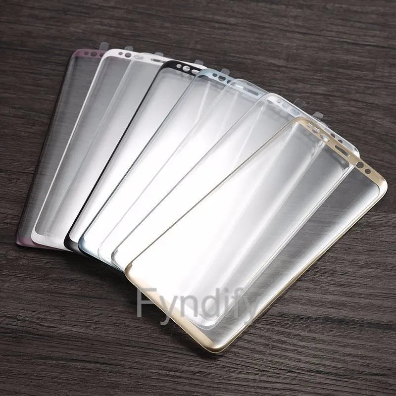 Red powder gold cold carved tempered glass full screen cover for iPhone models, HD anti-fingerprint front film
