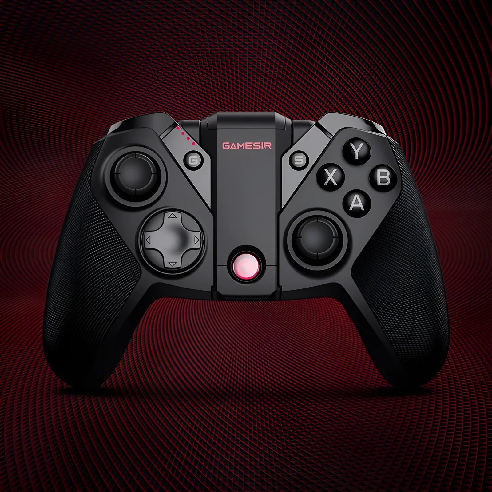 Gaishi matte black USB-C wired gaming controller with analog sticks and D-pad.