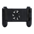 Black Bluetooth mobile game controller for iPhone with cooling design and 157mm length