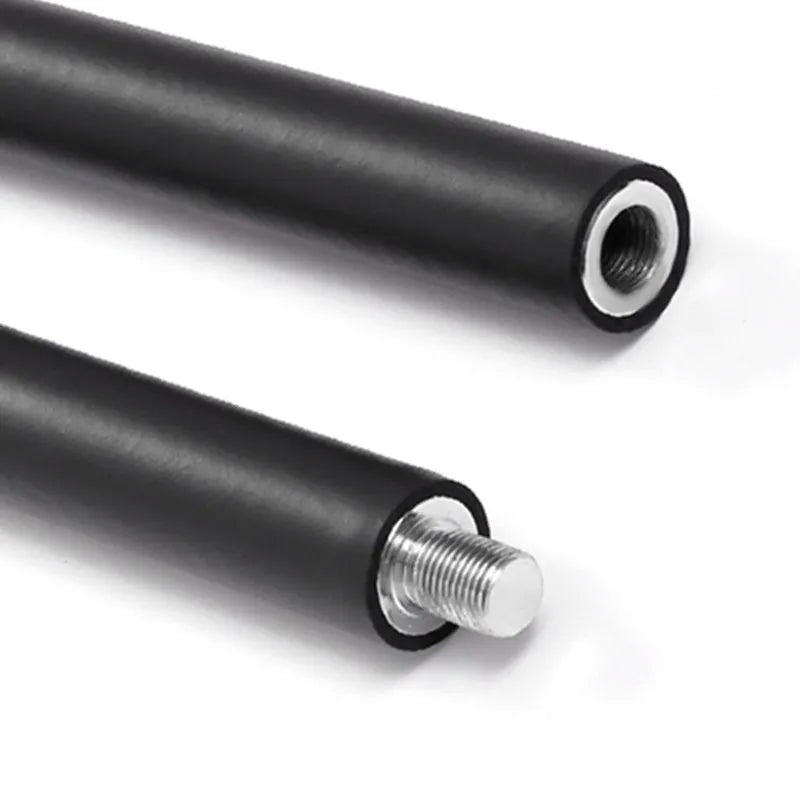 Steel pilates stick handles with bearing ring mechanism and EVA sponge grips