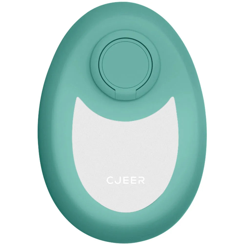Crystal hair removal device with nano-glass surface and metal finger ring