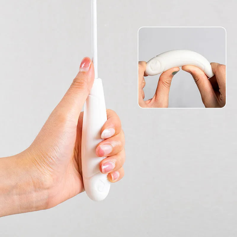 Telescopic cat fishing rod toy extended to 80cm with goose feather attachments and removable bell