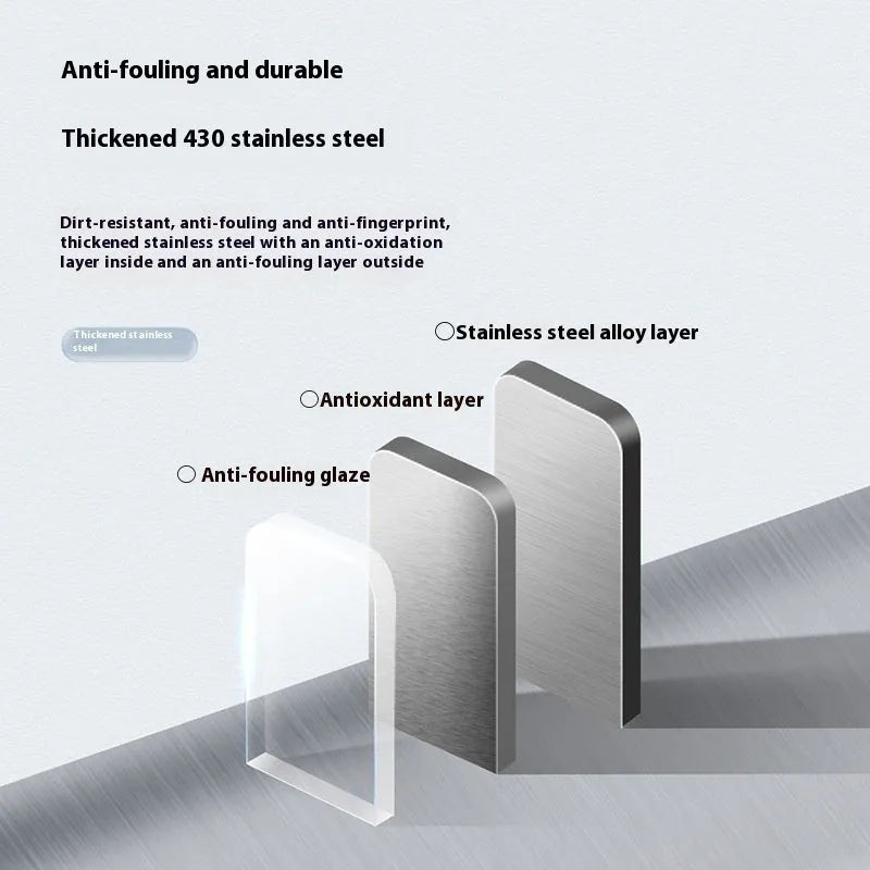 Stainless steel inductive smart trash can with square design and deodorant properties