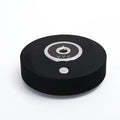 USB-powered plastic car fragrance diffuser in black, grey, or white with anti-slip pad and charging cable.