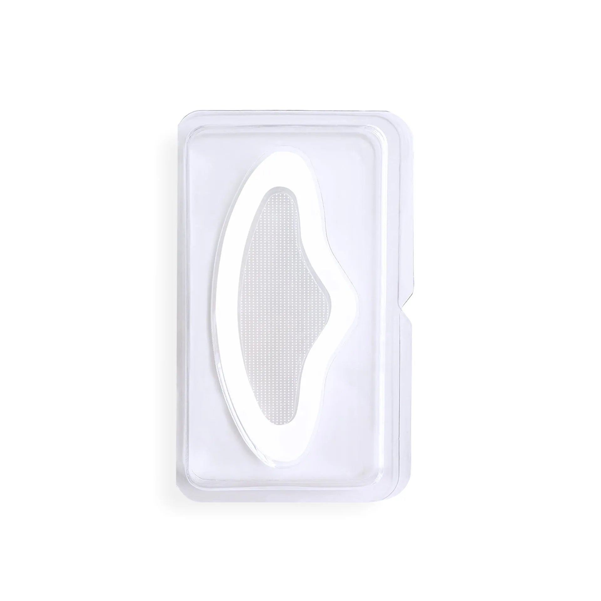 Transparent hyaluronic acid microcrystalline acne cover patches on skin.
