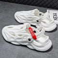 Closed toe beach hole shoes in Korean style with EVA construction available in four colours