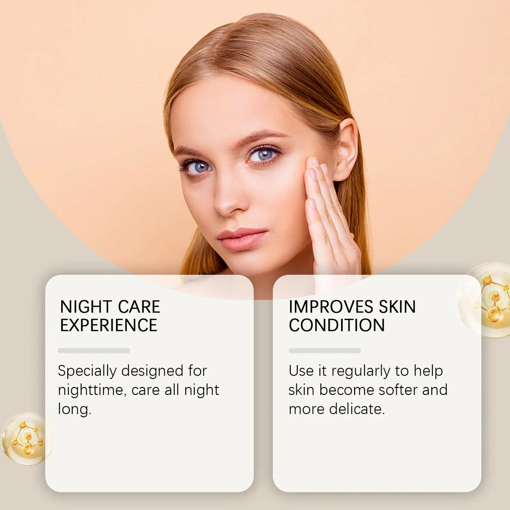 Single sheet facial mask with serum for moisturising and lightening skin.
