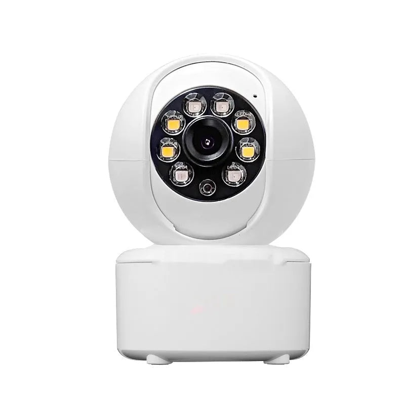 Indoor ceiling-mounted 1080p HD home security camera with panorama lens on a white ABS plastic housing.