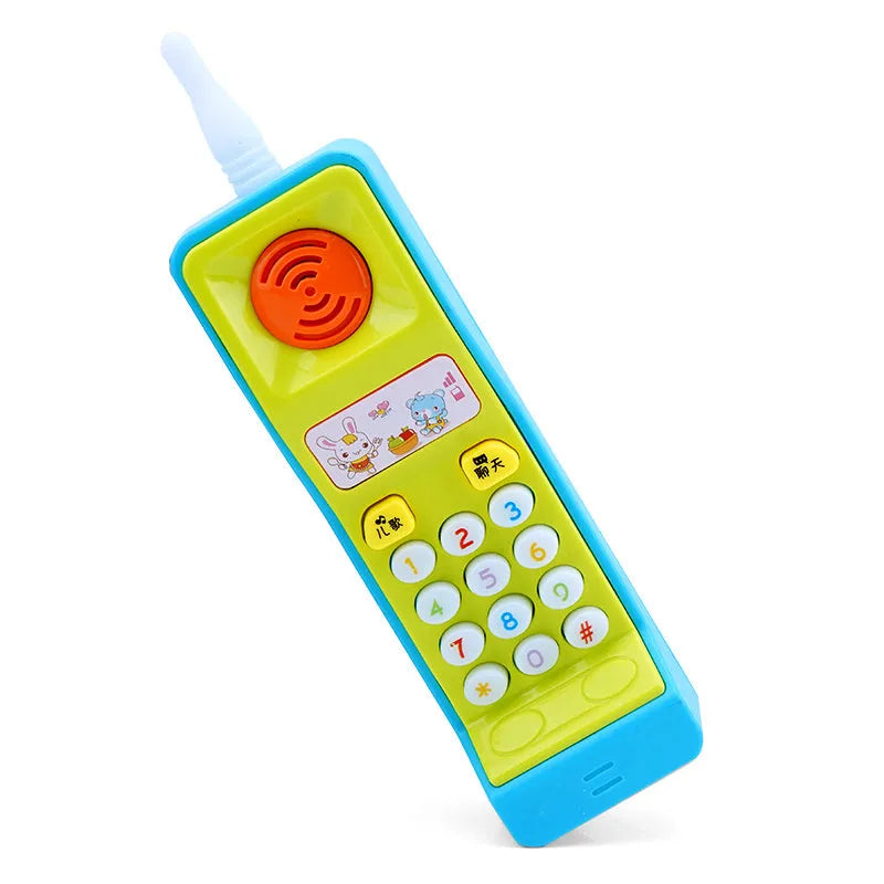 Children's educational sound and light toy with cartoon animal design for 3-year-olds
