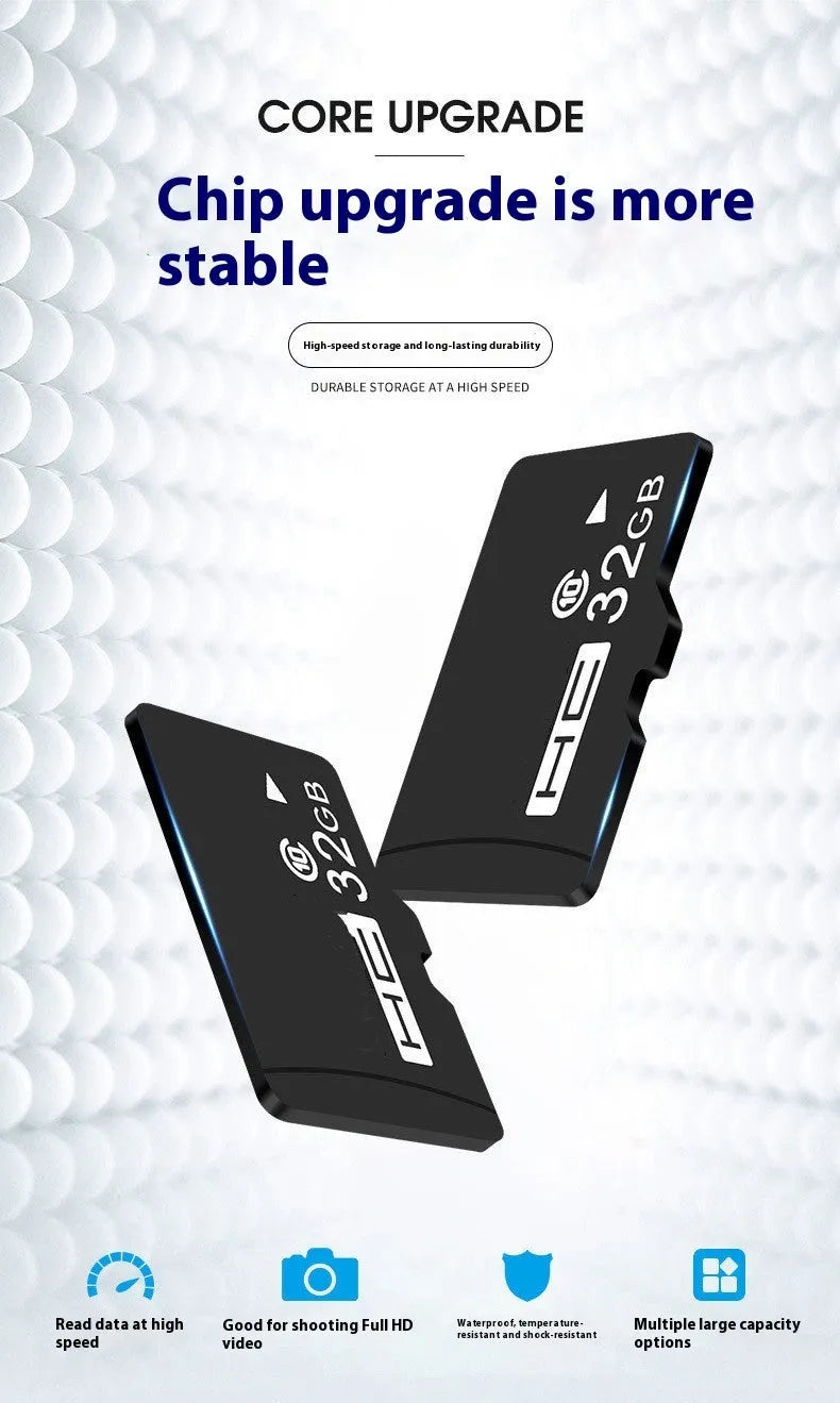A 256GB TF memory card for expanding storage in recorders and monitoring systems.