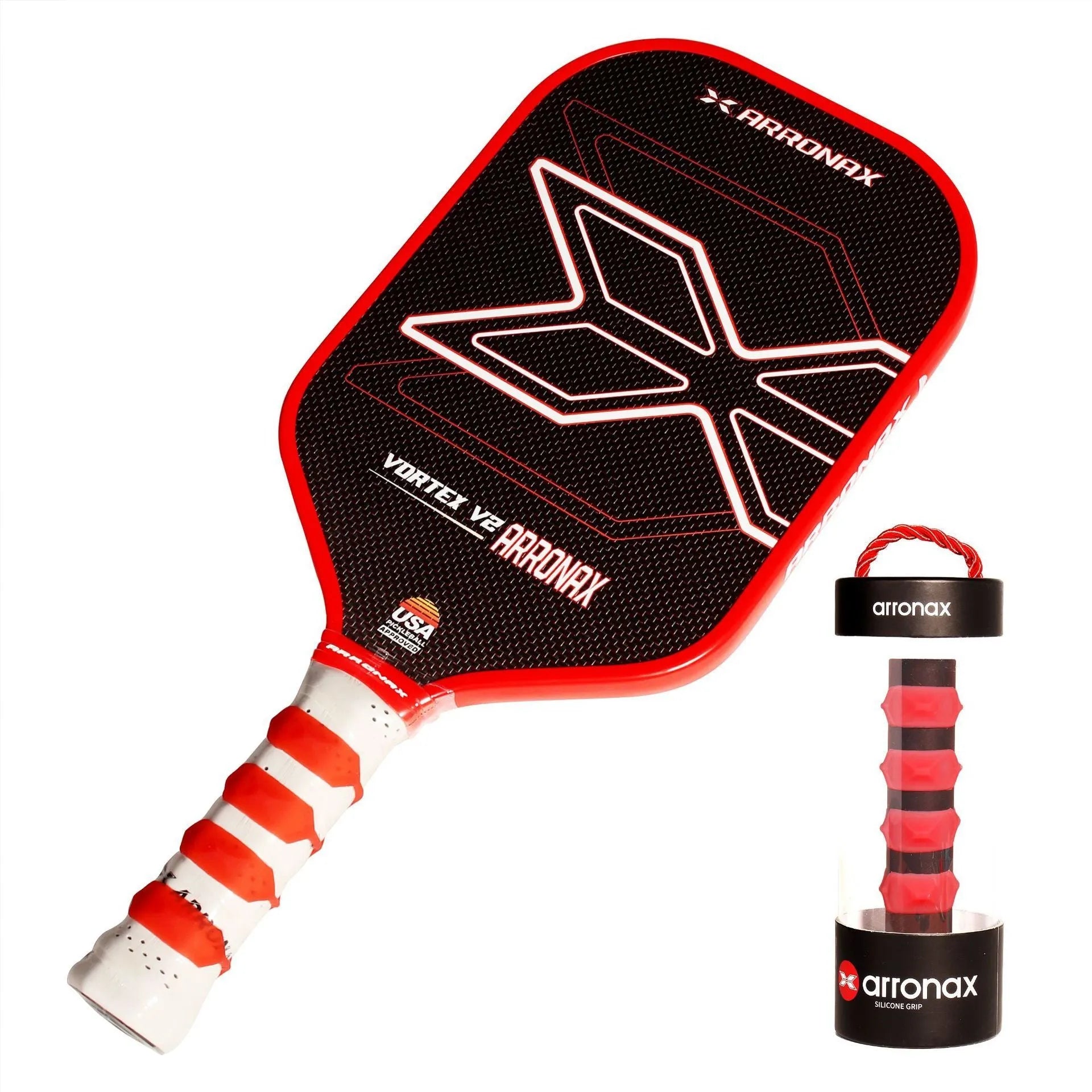Tennis racket silicone hand rubber buckle in seven colours showing 17.6x6.4 cm dimensions