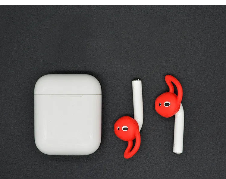 AirPods silicone ear caps in various colours compatible with Apple wireless earphones