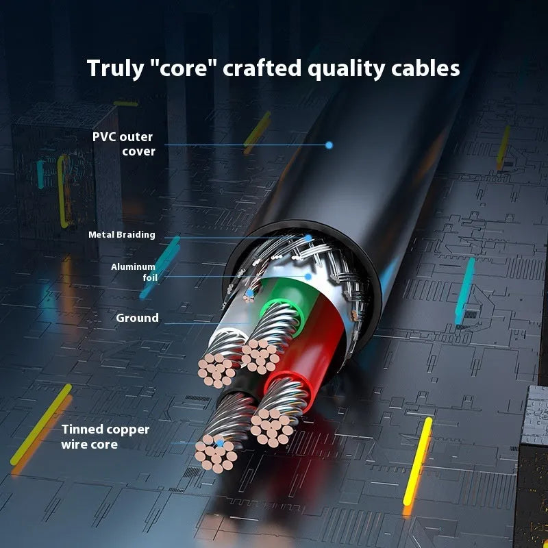 Black USB A Male to AM female extension cable with straight head connectors