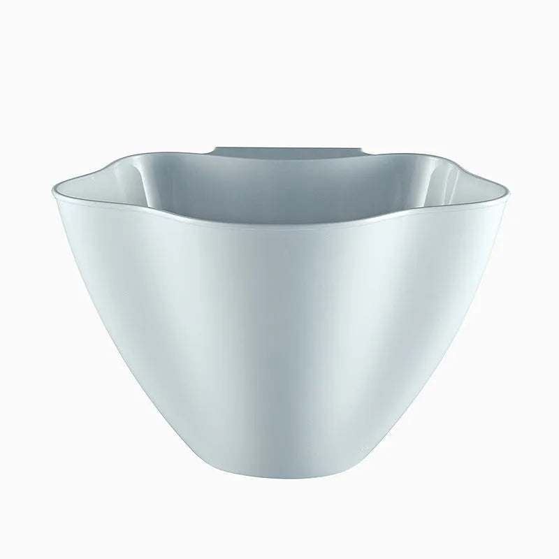 Compact PP plastic kitchen cabinet garbage bin in Nordic blue colour