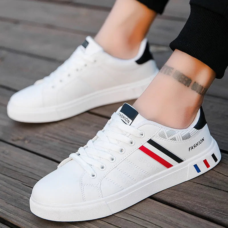 Pair of sports shoes in black colour with mesh upper, EVA midsole, and patterned rubber outsole.
