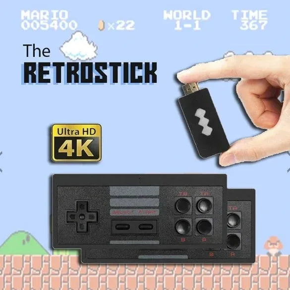 Y2 HD game console black mini host with wireless controller and HDMI cable for TV gaming