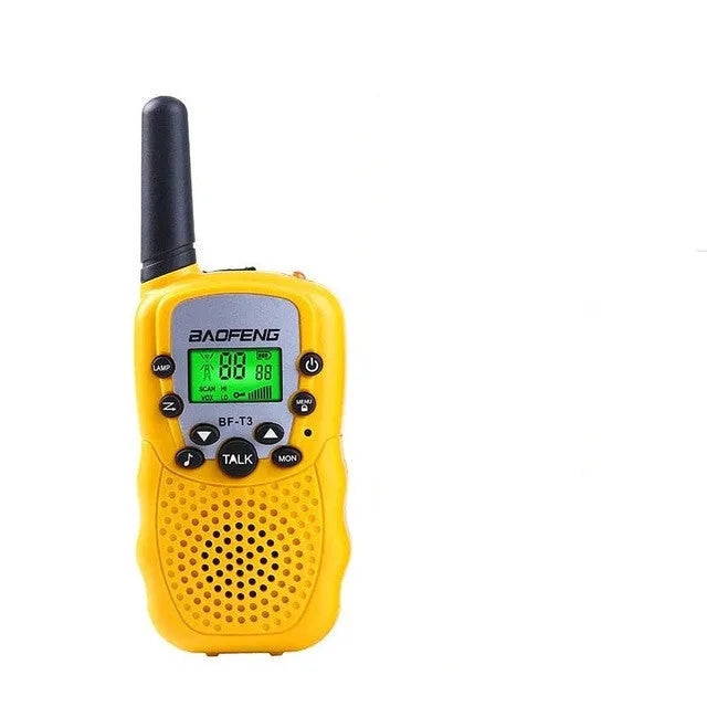 Children's walkie talkie set with 22 channels in blue colour for outdoor communication