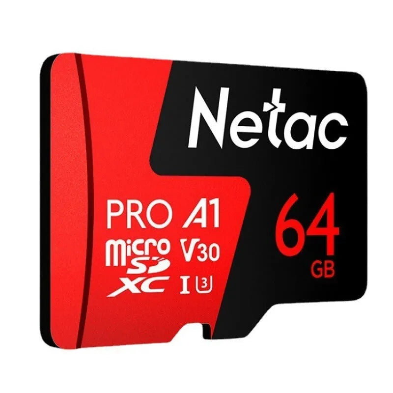 TF memory card for dash cams and security cameras in capacities from 16GB to 256GB