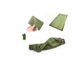 Outdoor camping emergency sleeping bag aluminium film envelope style orange 93x210cm